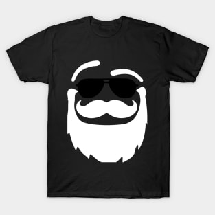Cool Santa Claus Face T-Shirt
